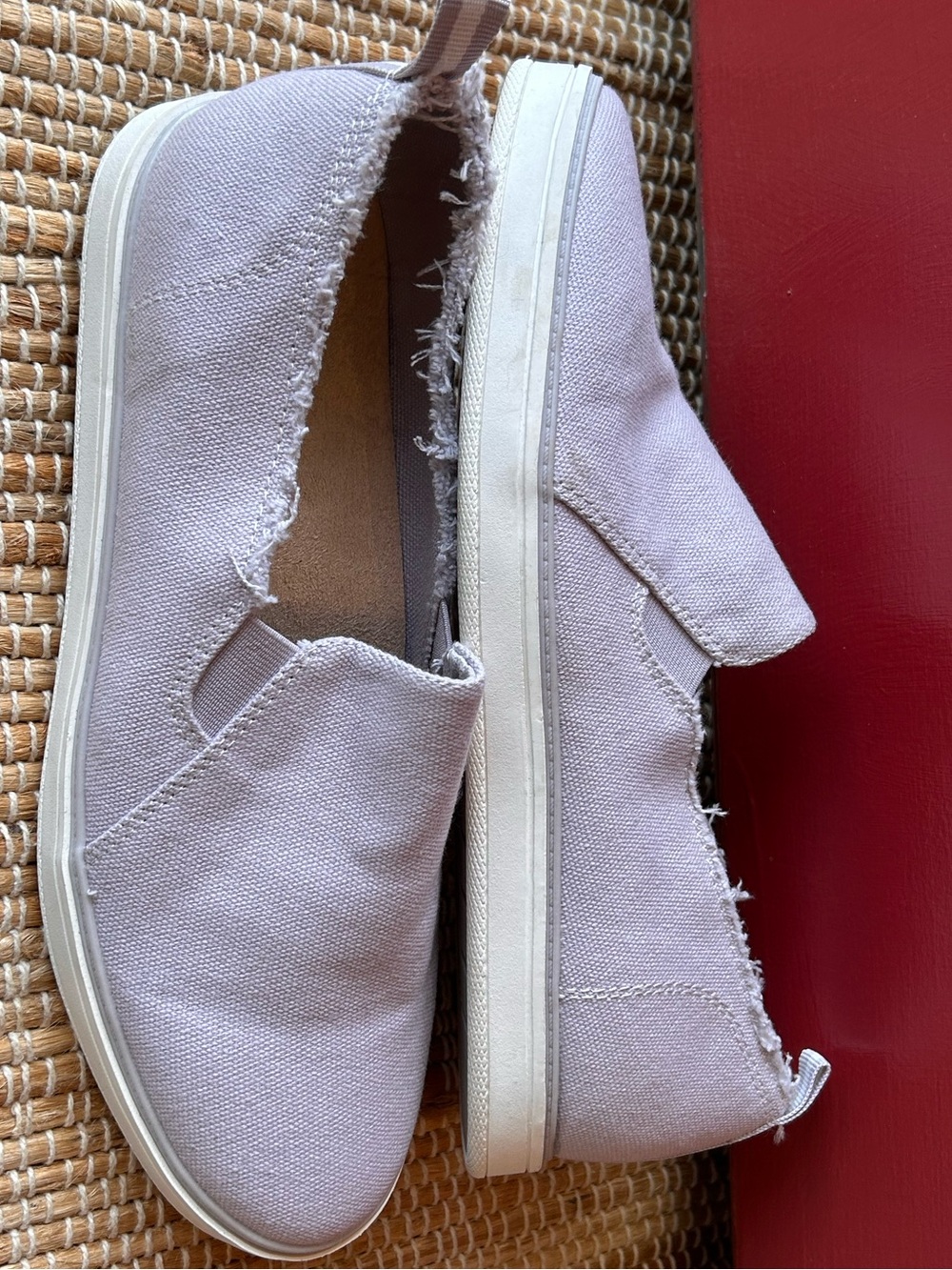 NATURALZER SOUL s9 Slip-On Women's Canvas Sneakers in Light Lavender-look NEW